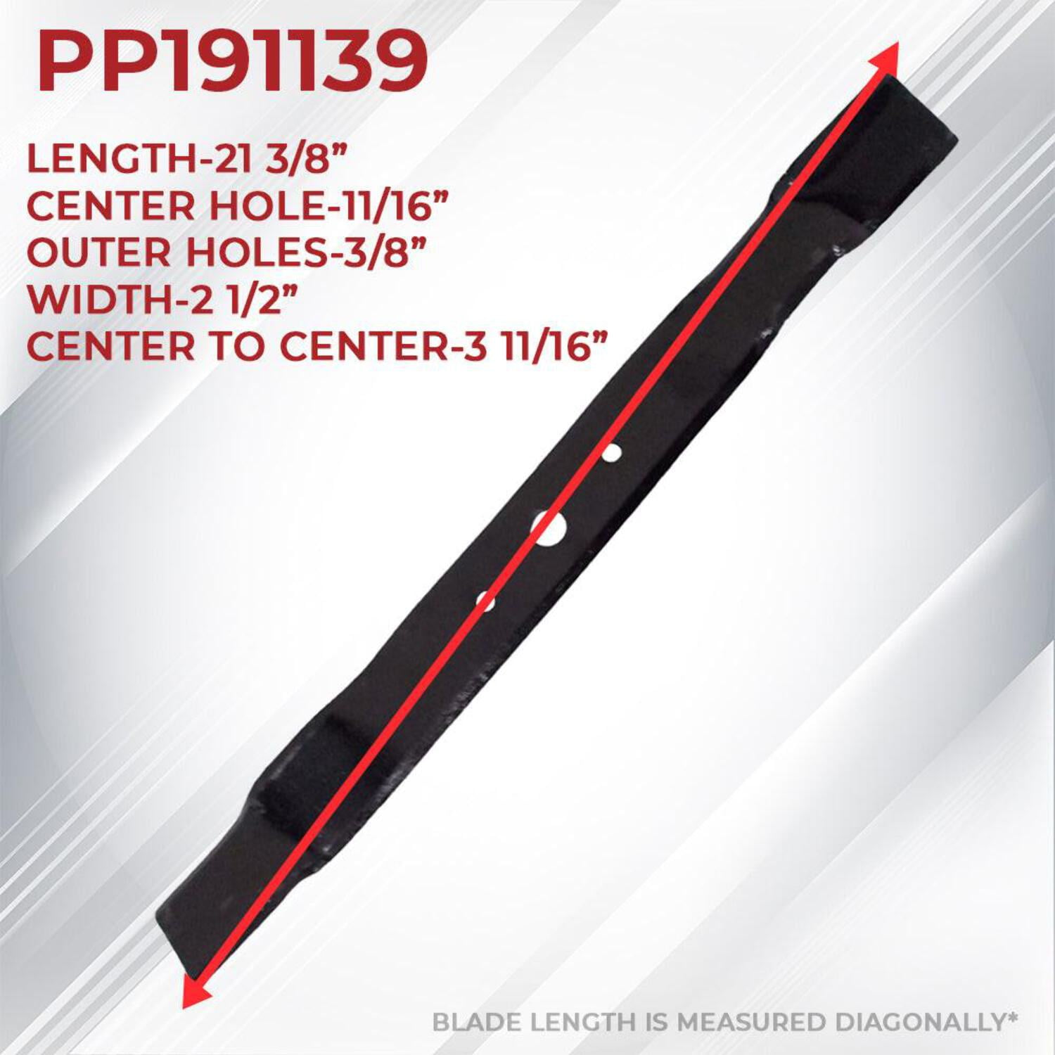 (6) Proven Part Mulching Mower Blades Fits John Deere GX20433