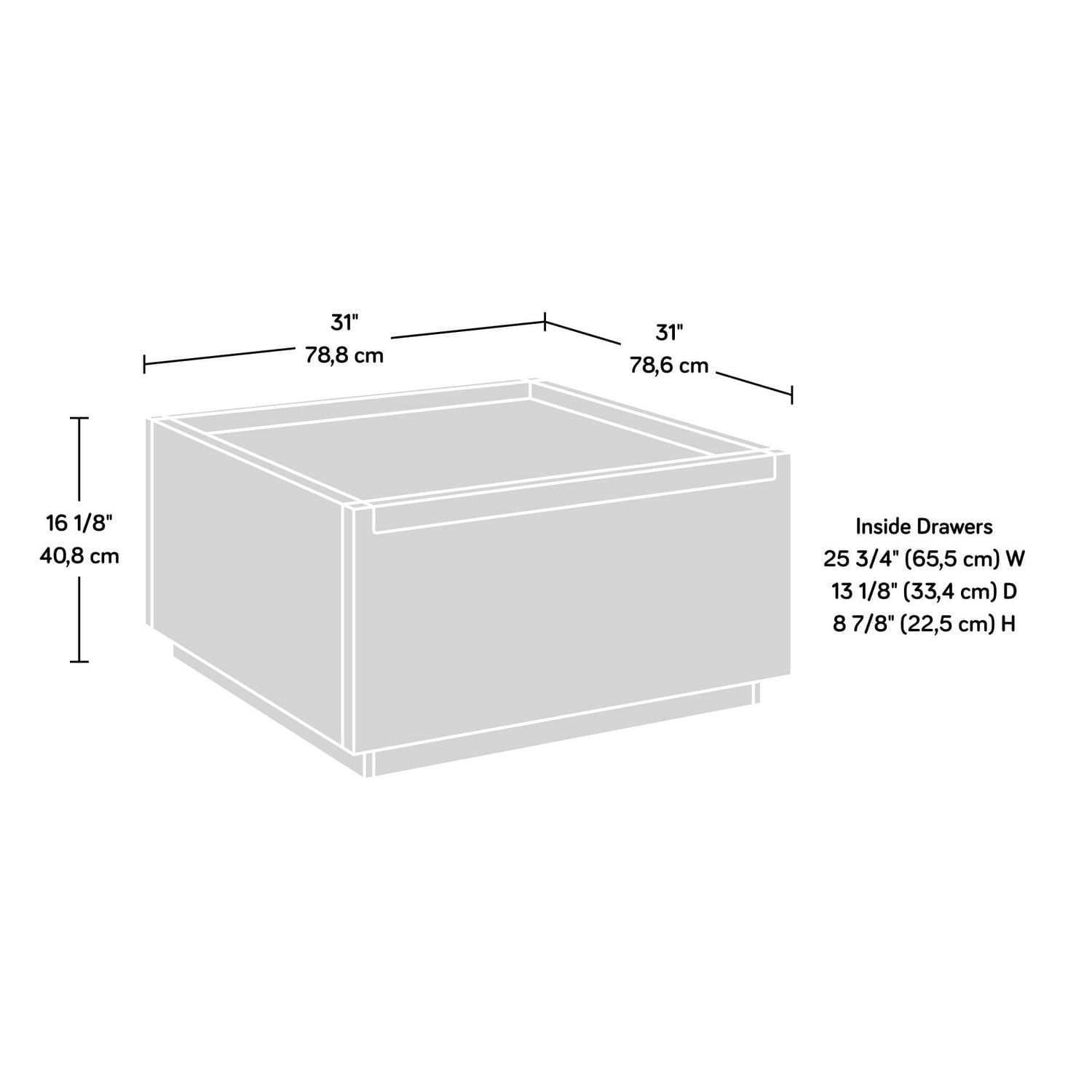 Sauder Manhattan Gate Coffee Table