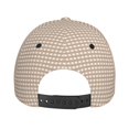 thumbnail image 4 of Baseball Cap, Brown Gingham Trucker Hats Women Dad Hat for Workouts - Baseball hat Adjustable Size, 4 of 7