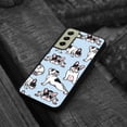 thumbnail image 4 of WIRESTER Shockproof Soft Rubber Cover Case for Samsung Galaxy S21 FE (Fan Edition) 5G 6.4" 2022, French Bulldog Funny Playful Postures On Light Blue Background, 4 of 5
