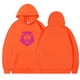 thumbnail image 1 of Pop cazadora para niña Hooded Sweatshirt,Soft Streetwear Pullover,Cute Long Sleeve Hoodie for Fall Winter （Orange）, 1 of 2