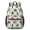 Bull Terrier and, variant on Mixed Breed Dog White Pattern 17" School Backpacks for Teens,Waterproof Oxford Fabric,S-Shape Padded Straps for School,Travel,Hiking,Camping