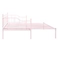 thumbnail image 6 of Bellemave Metal Daybed with Pull Out Trundle,Twin Size Daybed with Trundle and Steel Slat Support,Twin Size Sofa Bed Frame for Kids,Teens, Adults(Pink), 6 of 11
