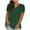 Green, variant on Yubnlvae Women's V-Neck Pocket Tee - Casual Short Sleeve Relaxed Fit T-Shirt (Pink, Purple, Navy, Black  2 colors | S-XXXL) (Green | L)