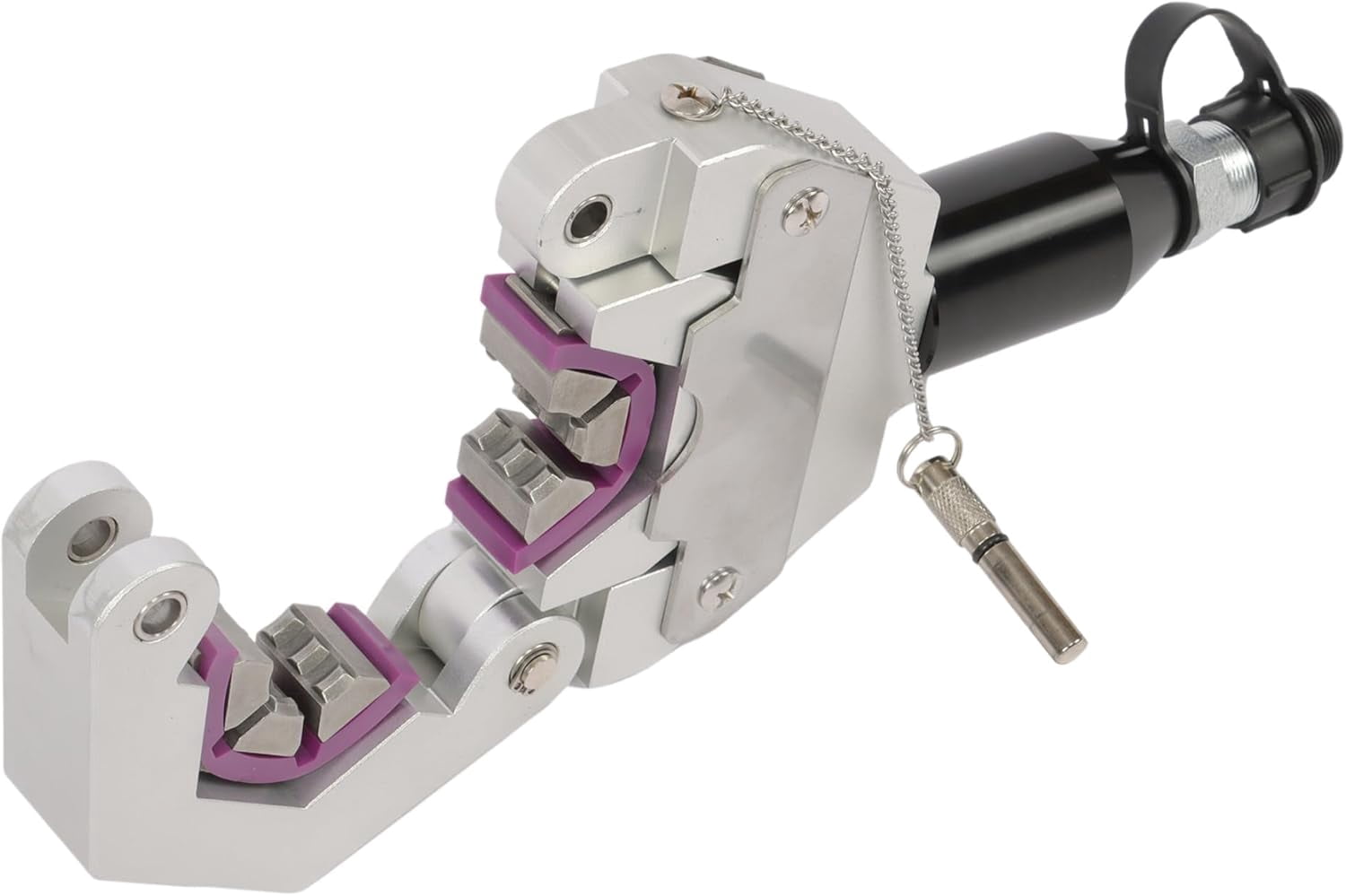 findmall Portable Hydraulic Crimper Tool - Hand Operated Crimping Kit for Automotive AC Hose and Fittings, Complete Set with 7 Dies