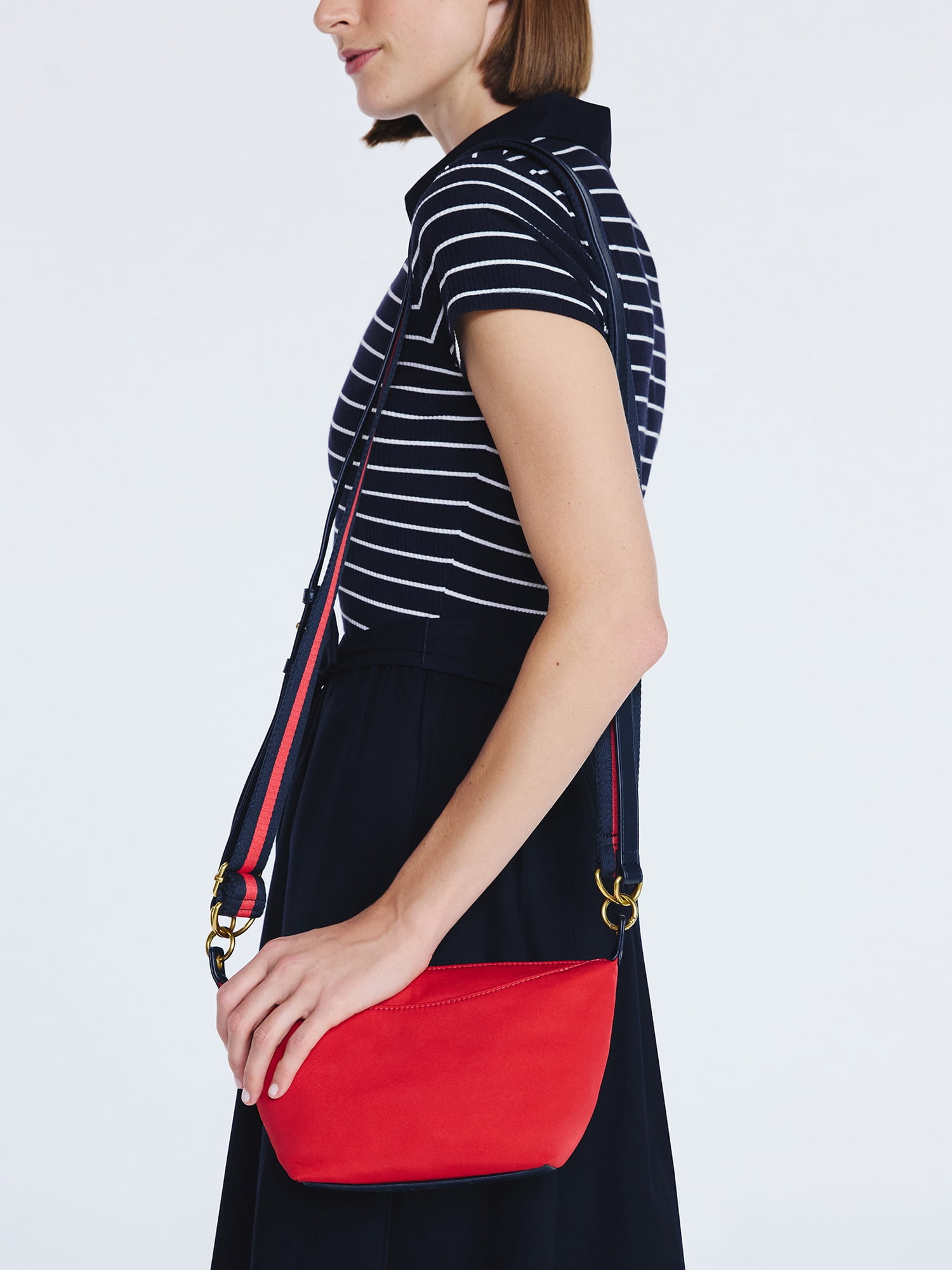 Free Assembly Women's Crossbody Handbag, Red Star