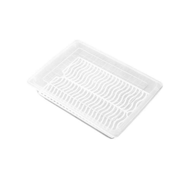 Food Fresh Box Rectangle Fruit Meat Storage Transparent Kitchen Clear Case for Freezer