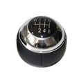 thumbnail image 1 of Dalazy Leather Car Gear Shift Knob Stylish Replacing Solid Color Manual Automotive Shifter Replacement for Mini Copper R52 R53 Black 6 Gear, 1 of 6