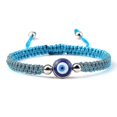thumbnail image 1 of Evil Eye Braided Bracelet Lucky Red Black Color Thread Couple Chain Handmade, 1 of 1