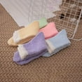 thumbnail image 4 of NIBOLOG 1 Pair Women Fuzzy Socks Super Soft Non-Slip Washable Non-Fading Cold Protection Winter Warm Cozy Slipper Socks, 4 of 8