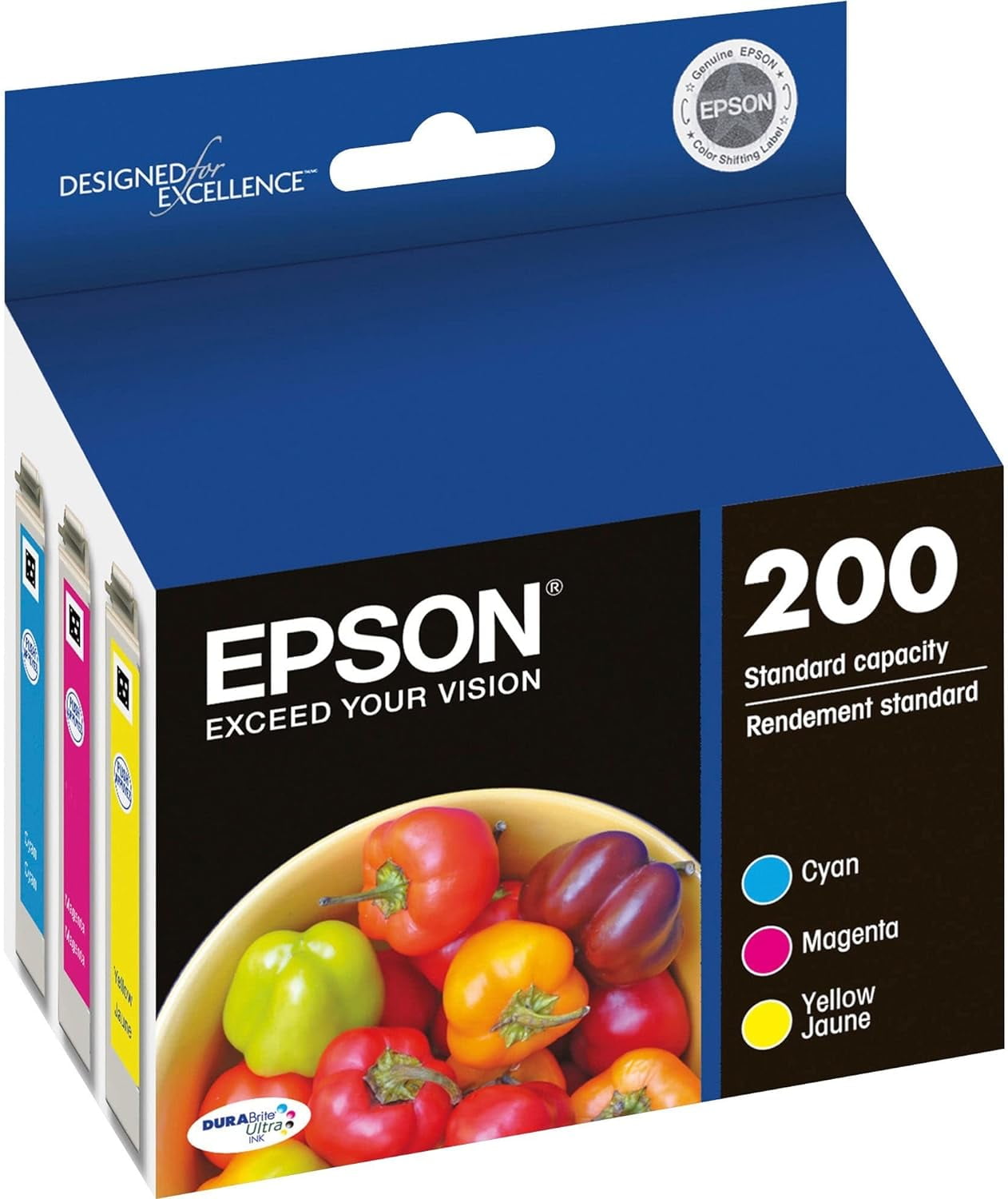 Epson T200520 Colour Ink Cartridges, Combo Pack