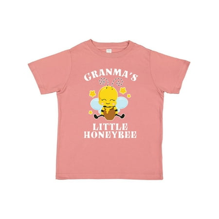 

Inktastic Cute Bee Granma s Little Honeybee with Stars Gift Toddler Boy or Toddler Girl T-Shirt