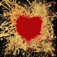 thumbnail image 3 of Heart of Gold 1 20x20 Black Modern Framed Museum Art Print Titled - Art Licensing Studio, 3 of 5
