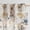 A-yellow-Customsize, variant on Floral Linen Door Curtains 72 Inch Long 2 Panels For Front - Light Filtering Semi Sheer Window With Rod Pocket Yellow 24" W X 72" L