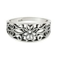 thumbnail image 3 of Sterling Silver Antique Filigree Design Floral Ring Size 14, 3 of 3