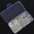 thumbnail image 1 of Tornillos de nylon arandela sujetadores Tuerca Caja de 270 piezas M2 M2.5 M3 M4 M5 Kit de Surtido de Arandelas de Tuerca de Tornillo de Nylon, 1 of 7