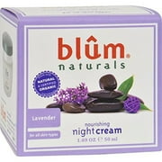 Blum Naturals 1216563 Nourishing Lavender Night Cream , 1.69 oz
