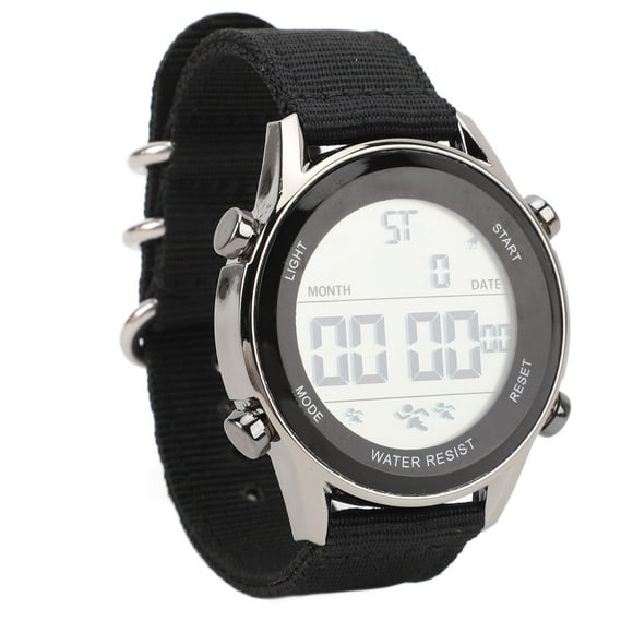 Relaj deportivo para hombres digital, alarma impermeable relaj digital, zona horaria dual relojes de pulsera - retroiluminación el relaj de hormre con cronómotro para