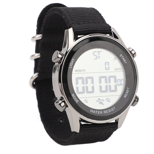 Relaj deportivo para hombres digital, alarma impermeable relaj digital, zona horaria dual relojes de pulsera - retroiluminación el relaj de hormre con cronómotro para
