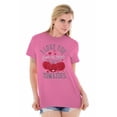 thumbnail image 2 of Cute Romance Love Valentines Day Women's Plus Size Graphic Tee Brisco Brands 5X, 2 of 3
