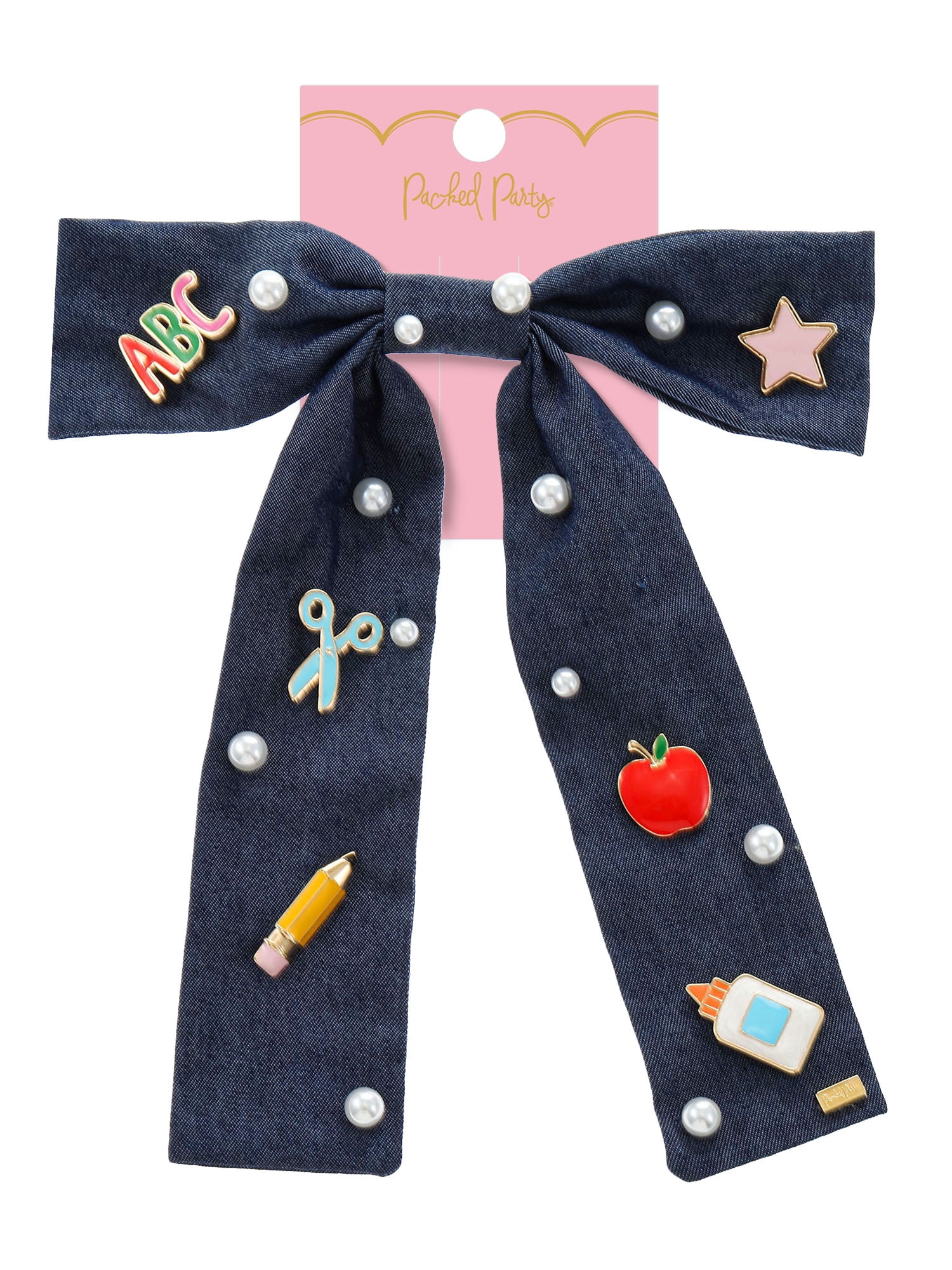 Packed Party Classroom Cutie Denim Bow