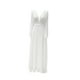 thumbnail image 5 of Vestido largo con escote en V, largo hasta el suelo, camisón para mujer, vestido formal para 3XL, 5 of 9