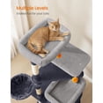 thumbnail image 4 of Torre para Gatos Alta Feandrea con 2 Cuevas y 3 Rascadores, 4 of 7