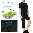 thumbnail image 6 of Youth Boys Compression Pants One Leg Compression Tights Leggings for Basketball 3/4 Athletic Pants Workout Base Layer, 6 of 8