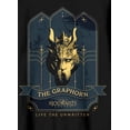 thumbnail image 2 of Hogwarts Legacy Graphorn Live The Unwritten Crew Neck Long Sleeve Men's Black Sweatshirt-Small, 2 of 7
