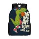 thumbnail image 1 of Fotbe Dinosaur Basketball Player Mochila de Viaje para Laptop, Mochila Ejecutiva Delgada y Resistente 15.6", 1 of 8