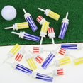 thumbnail image 1 of 5 piezas de tees de golf de baja resistencia para apuñalar sin esfuerzo, accesorio con cabezal de cerdas para campo de prácticas, kit de tees de golf para entrenamiento, amarillo, 1 of 3