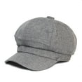 thumbnail image 2 of Fgnfyis Classic Unisex Beret Hat Round Design Versatile Fashion Headwear For Casual Outfits And Everyday Style Grey M, 2 of 4