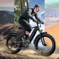 thumbnail image 5 of Electric Bike for Adults(16+), Peak 1000W Electric Bicycles, E-Mountain Bike, 48V/500WH Battery, 26"×4.0" Fat Off-Road Tires, 28 Mph Max Speed UL2849, APP Control, 5 of 8