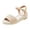 a-Yellow, variant on Womens Platform Sandals Open Toe Low Heels Fashionable Round Wedge Slip on Comfortable Espadrilles Summer Walking Shoes b-White Size 9