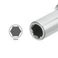 thumbnail image 4 of Uxcell Socket Accessory Set, 12mm Shallow and Deep Socket Universal Joints 1/4" Hex Shank Impact Adapter with 1/2" Drive, 4 of 6