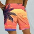 thumbnail image 5 of Nrmvnmi Men's Hawaiian Beach Shorts Elastic Waist Drawstring Lightweight Summer Casual Shorts with Pocket Father's Day Gifts For Dad ,4th of July Gifts for Men, 5 of 6