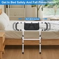 thumbnail image 3 of Burfoko Adjustable Bed Rail for Fall Prevention, White, 1 Count, 3 of 16