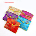 thumbnail image 1 of 10X Jewelry Storage Bags Silk Chinese Pouch Purse Gifts Jewels Organizer (Random Color), 1 of 4