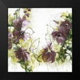 thumbnail image 2 of Design Fabrikken 12x12 Black Modern Framed Museum Art Print Titled - Flower Blush 1, 2 of 5