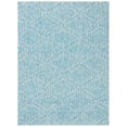 thumbnail image 2 of SAFAVIEH Courtyard Ilean Geometric Indoor/Outdoor Area Rug, Aqua/Grey, 5'5" x 7'7", 2 of 8