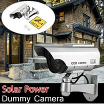 WinHolder Solar Power Dummy Camera Fake Dummy Security CCTV Surveillance w/ LED Light US