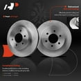 thumbnail image 4 of A-Premium 11.30 inch (287mm) Front Vented Disc Brake Rotors + Ceramic Pads Kit Compatible with Select Dodge Models - Dakota/Durango 2000 2001 2002, 6-PC Set, 4 of 8