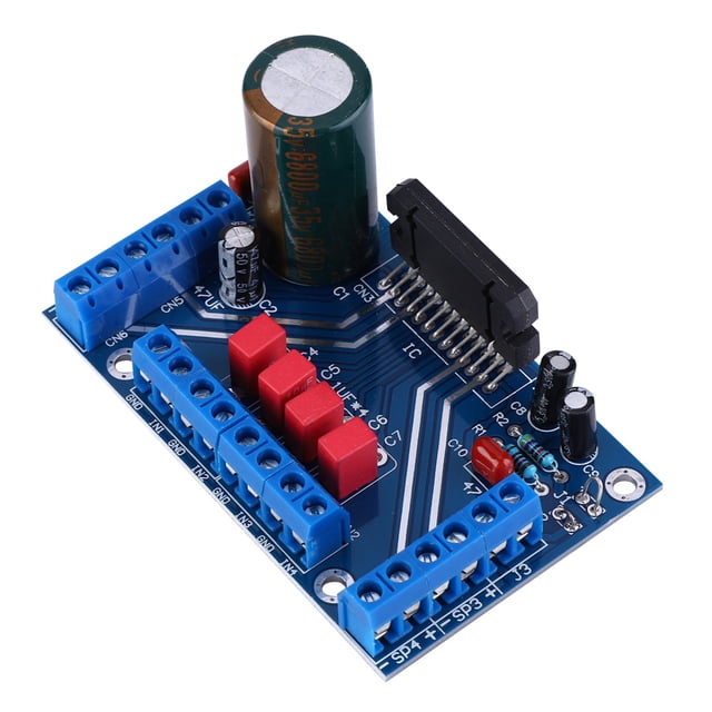 Placa amplificadora de audio de 4 canales, 12-14,5 V CC, 4 x 41 W, para coche