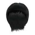 thumbnail image 3 of Cut Wig Human Hair Short Cut Wigs for Black Women Glueless Layered Full Machine Made Natural Straight Non-Lace Front Wig 945 Inch 1B Color, 3 of 6