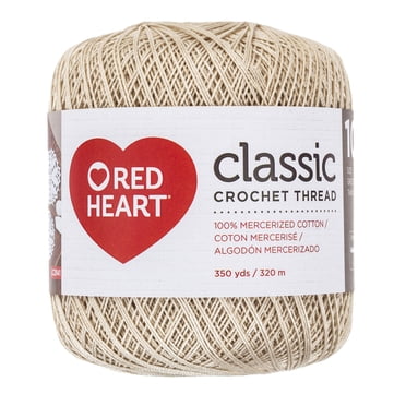 Red Heart Nylon Black Crochet Thread, 150 Yds, Size 18 - Walmart.com