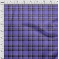 thumbnail image 4 of oneOone Cotton Jersey Blue Fabric Tartan Craft Projects Decor Fabric Printed By The Yard 58 Inch Wide-6352, 4 of 4