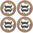 thumbnail image 1 of Niche Brake Rotor Pad Kit for Polaris RZR XP 1000 S 4 RS1 5257196 2205949 MK1014283, 1 of 9