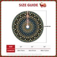 thumbnail image 4 of Bingfone Christmas Tree Skirt Mat Christmas Decoration Interior 48"-Dot Mandala, 4 of 8