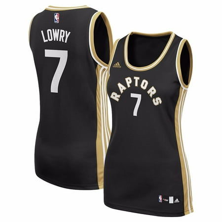 - Kyle Lowry Toronto Raptors NBA Adidas Black Official Alternate Replica Jersey For Women