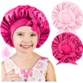 thumbnail image 1 of Bonnets para niñas bonnet de seda bonnet de raso bonnet para dormir bonnet para bebés y niños pequeños, 1 of 7